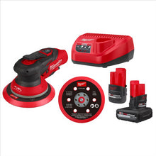 Load image into Gallery viewer, Milwaukee Tool M12 FUEL 3/16 Inch Orbit 6 Inch Lithium-Ion Brushless Cordless Random Orbital Sander Kit