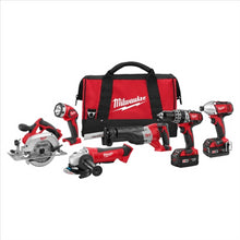Load image into Gallery viewer, Milwaukee Tool M18 Cordless LITHIUM-ION 6-Tool Combo Kit