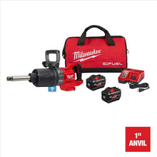 Load image into Gallery viewer, Milwaukee Tool M18 FUEL 1 Inch D-Handle Extended Anvil High Torque Impact Wrench ONE-KEY REDLITHIUM FORGE HD12.0 Kit