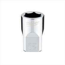 Load image into Gallery viewer, Milwaukee Tool 3/8" Drive 12mm  Metric 6-Point Socket with FOUR FLAT Sides, Vanadium Steel, Chrome