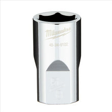 Load image into Gallery viewer, Milwaukee Tool 1/2" Drive SAE 6-Point 5/8" 6-Point Socket with FOUR FLAT Sides, Vanadium Steel, Chrome