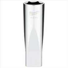 Load image into Gallery viewer, Milwaukee Tool 1/2" Drive 19MM Metric 6-Point Deep Socket with FOUR FLAT Sides, Vanadium Steel, Chrome