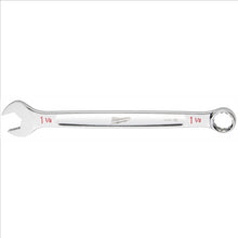 Load image into Gallery viewer, Milwaukee Tool 1-1/8" SAE Combination Wrench, 12-Point, Steel, Chrome, Ergonomic, I-Beam Handle