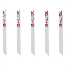 Load image into Gallery viewer, Milwaukee Tool 9" 18 TPI SAWZALL Blades (5 Pk)