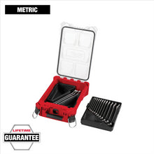 Load image into Gallery viewer, Milwaukee Tool 15pc Metric Combination Wrench Set with PACKOUT Compact Organizer