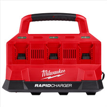 Load image into Gallery viewer, Milwaukee Tool M18 PACKOUT Six Bay Rapid Charger