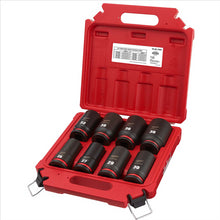 Load image into Gallery viewer, Milwaukee Tool 8PCSHOCKWAVE Impact Duty 3/4" Drive Metric Deep 6 Point Socket Set