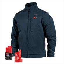 Load image into Gallery viewer, Milwaukee Tool M12 Heated TOUGHSHELL Navy Blue Jacket Kit, XL
