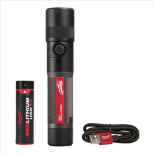 Load image into Gallery viewer, Milwaukee Tool REDLITHIUM USB 1100L Twist Focus Flashlight
