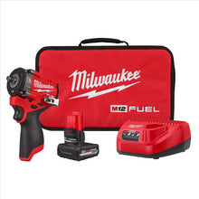 Load image into Gallery viewer, Milwaukee Tool M12 FUEL Stubby 3/8 Inch Impact Wrench Kit
