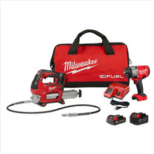 Load image into Gallery viewer, Milwaukee Tool M18 FUEL 1/2&quot; HTIW w/ Friction Ring &amp; Grease Gun Combo Kit
