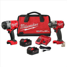 Load image into Gallery viewer, Milwaukee Tool M18 FUEL 1/2 Inch HTIW &amp; 3/8 Inch MTIW Impact Wrench Automotive Combo Kit
