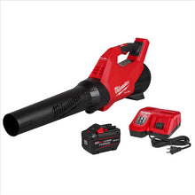 Load image into Gallery viewer, Milwaukee Tool M18 FUEL 120 MPH 500 CFM 18V Brushless Cordless Battery Powered Leaf Blower Kit w/12.0 Ah FORGE Battery and Rapid Charger
