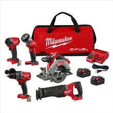 Load image into Gallery viewer, Milwaukee Tool M18 FUEL 5-Tool Combo Kit
