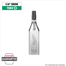 Load image into Gallery viewer, Milwaukee Tool 1/4&quot; Drive T20 TORX Bit Socket
