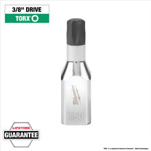 Load image into Gallery viewer, Milwaukee Tool 3/8&quot; Drive T50 TORX Bit Socket
