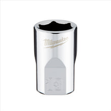 Load image into Gallery viewer, Milwaukee Tool 3/8&quot; Drive 13mm Metric 6-Point Socket with FOUR FLAT Sides, Vanadium Steel, Chrome
