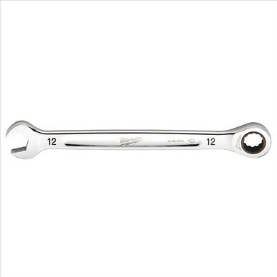 Milwaukee Tool 12MM Metric Ratcheting Combination Wrench, 12-Point, Steel, Chrome
