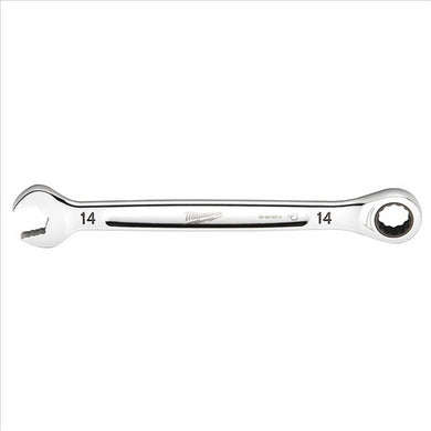 Milwaukee Tool 14MM Metric Ratcheting Combination Wrench, 12-Point, Steel, Chrome