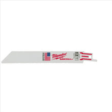 Load image into Gallery viewer, Milwaukee Tool 6&quot; 18 TPI SAWZALL Blades (5 Pk)
