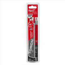 Load image into Gallery viewer, Milwaukee Tool SAWZALL TORCH 7 TPI 6&quot; Carbide Blades - 1PK
