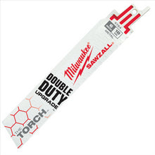 Load image into Gallery viewer, Milwaukee Tool 6&quot; 18 TPI The Torch SAWZALL Blades (5 Pk)
