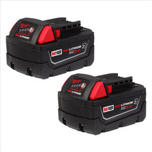 Load image into Gallery viewer, Milwaukee Tool M18 REDLITHIUM XC5.0 Resistant Battery 2PK
