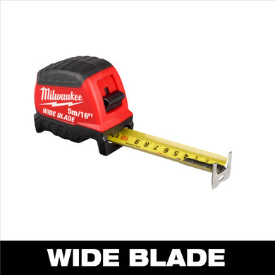 Milwaukee Tool 5 Meter /16 Foot Wide Blade Tape Measure