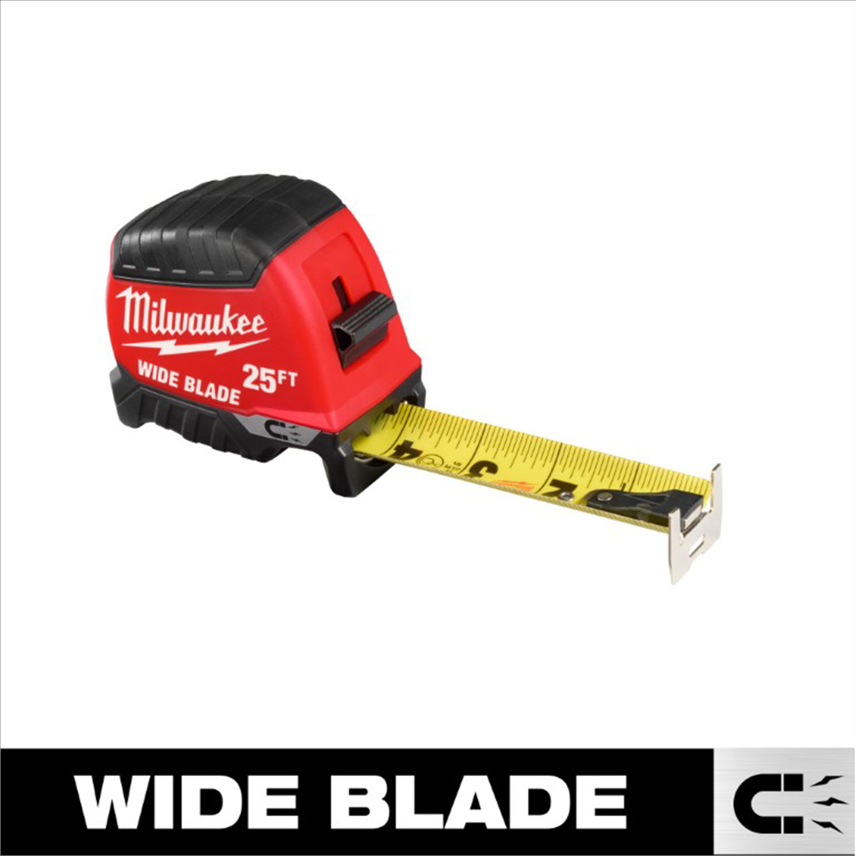 Milwaukee Tool 25ft Wide Blade Magnetic Tape Measure