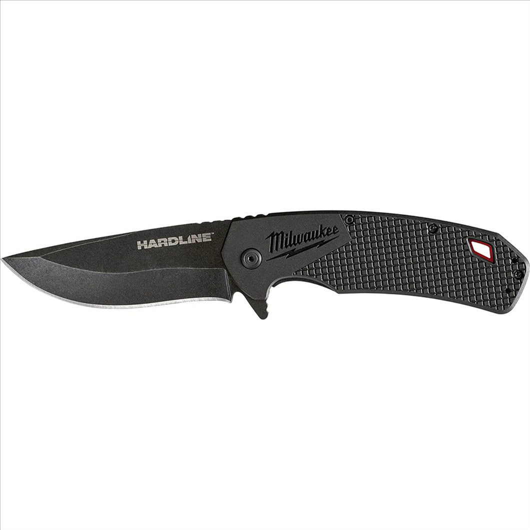 Milwaukee Tool 3.5” HARDLINE Smooth Blade Pocket Knife