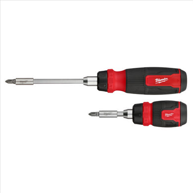 Milwaukee Tool 2pc 14-in-1 Ratcheting Multi-Bit and 8-in-1 Ratcheting Compact Multi-bit Screwdriver Set