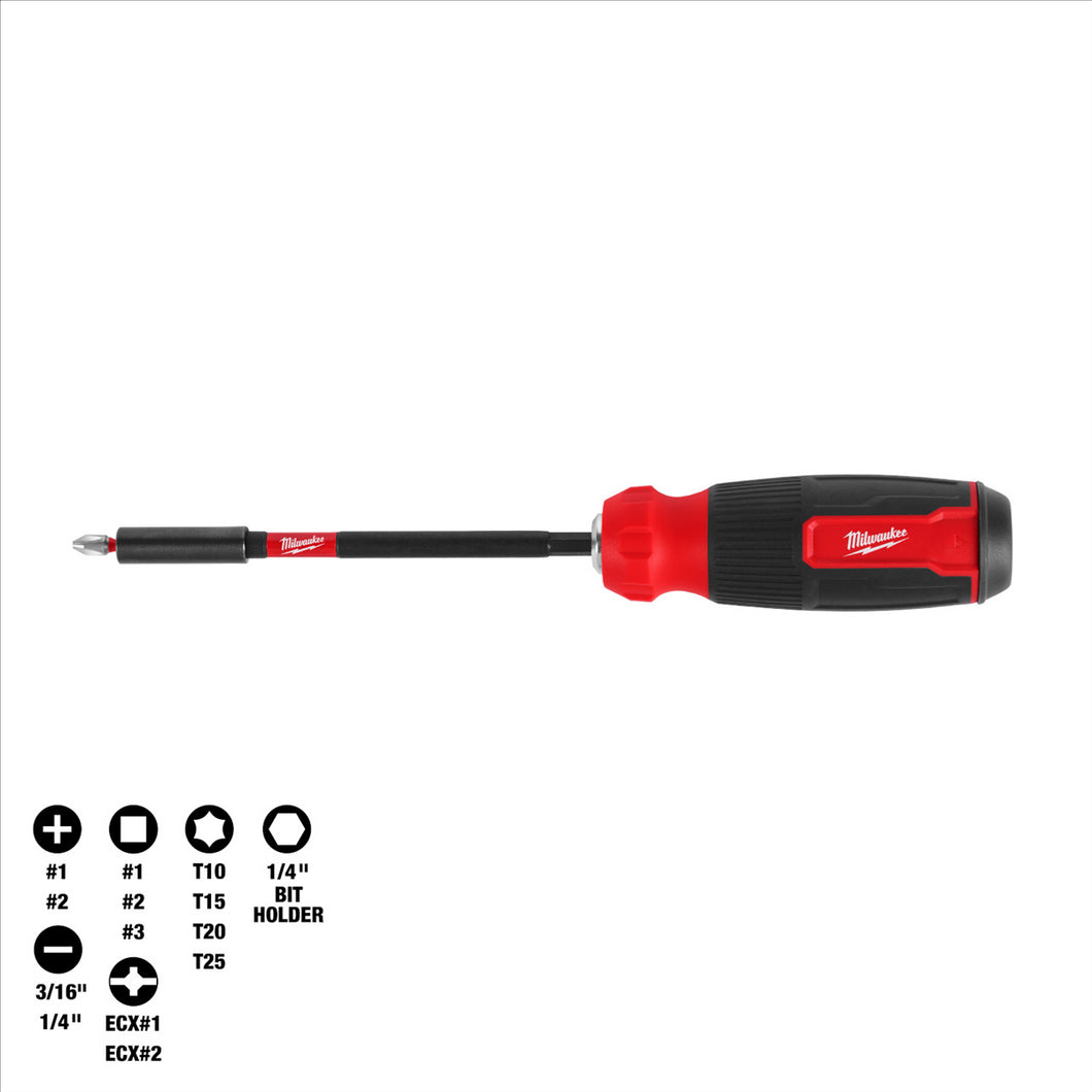 Milwaukee Tool 14-in-1 Multi-Bit Screwdriver W/ SHOCKWAVE Impact Duty Bits