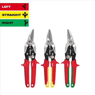 Milwaukee Tool Aviation Snip Set - 3 Piece