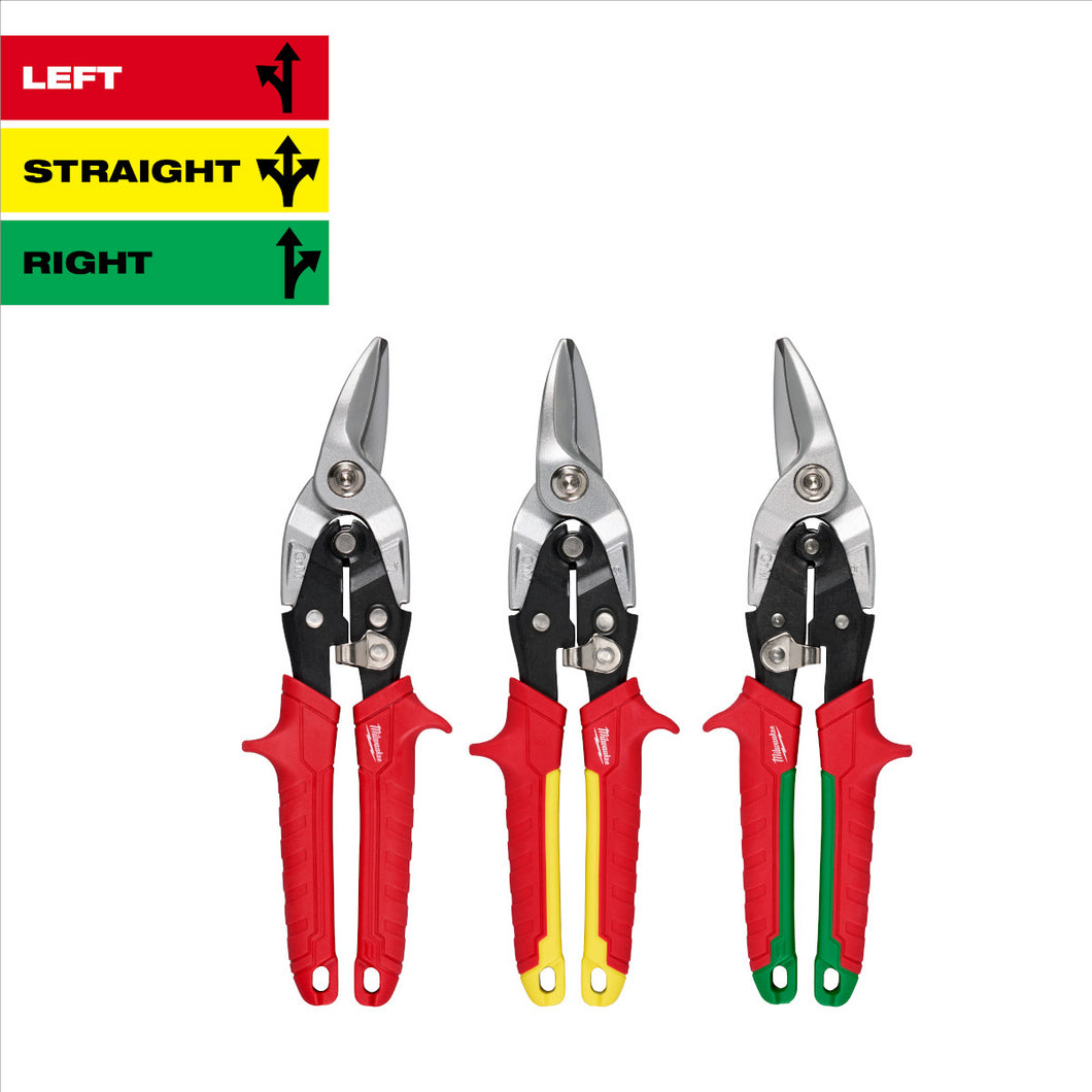 Milwaukee Tool Aviation Snip Set - 3 Piece