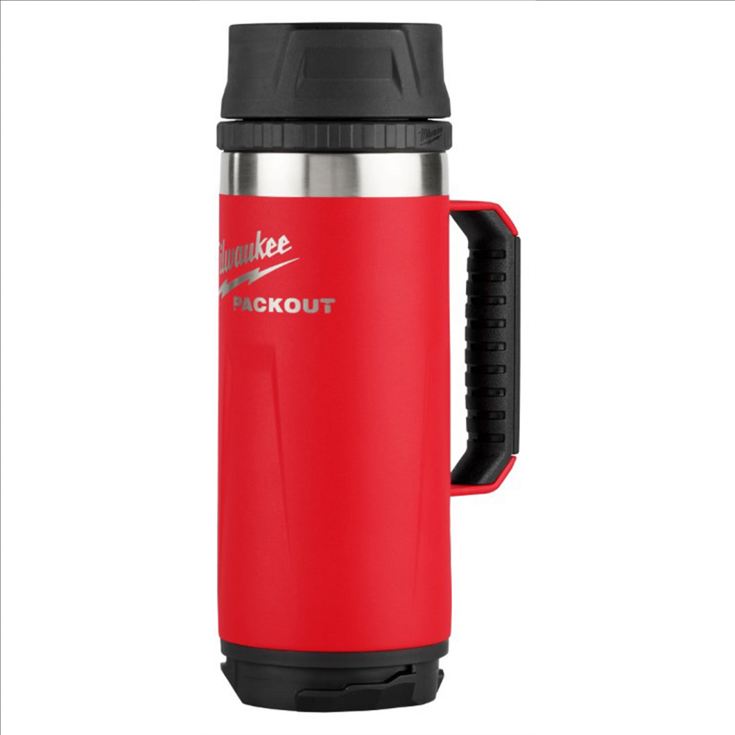Milwaukee Tool PACKOUT™ 18oz Insulated Mug with Sip Lid - Red