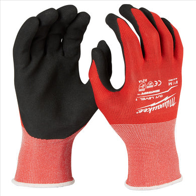 Milwaukee Tool Cut 1 Dipped Gloves - M