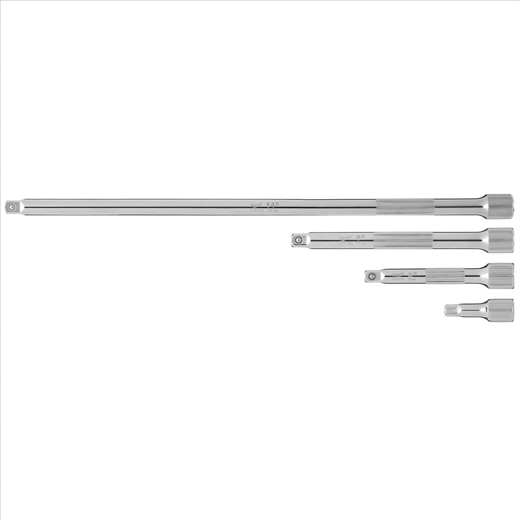 Milwaukee Tool 4pc 1/4” Drive Extension Set