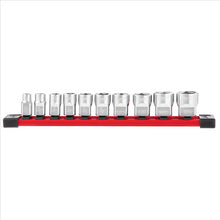 Load image into Gallery viewer, Milwaukee Tool 10pc 3/8&quot; SAE Sockets with FOUR FLAT Sides
