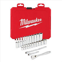 Load image into Gallery viewer, Milwaukee Tool 1/4&quot; Drive 26pc Ratchet &amp; Socket Set - SAE
