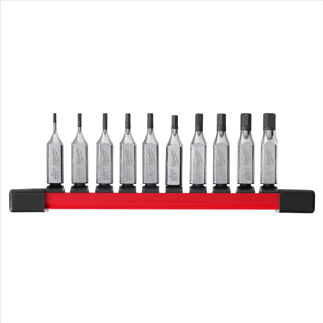 Milwaukee Tool 10pc 1/4