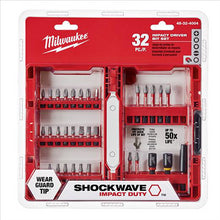 Load image into Gallery viewer, Milwaukee Tool SHOCKWAVE Impact Duty Driver Bit Set - 32PC
