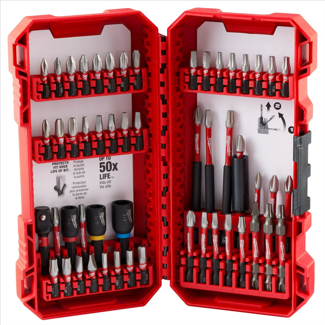 Milwaukee Tool SHOCKWAVE Impact Duty Driver Bit Set - 54PC