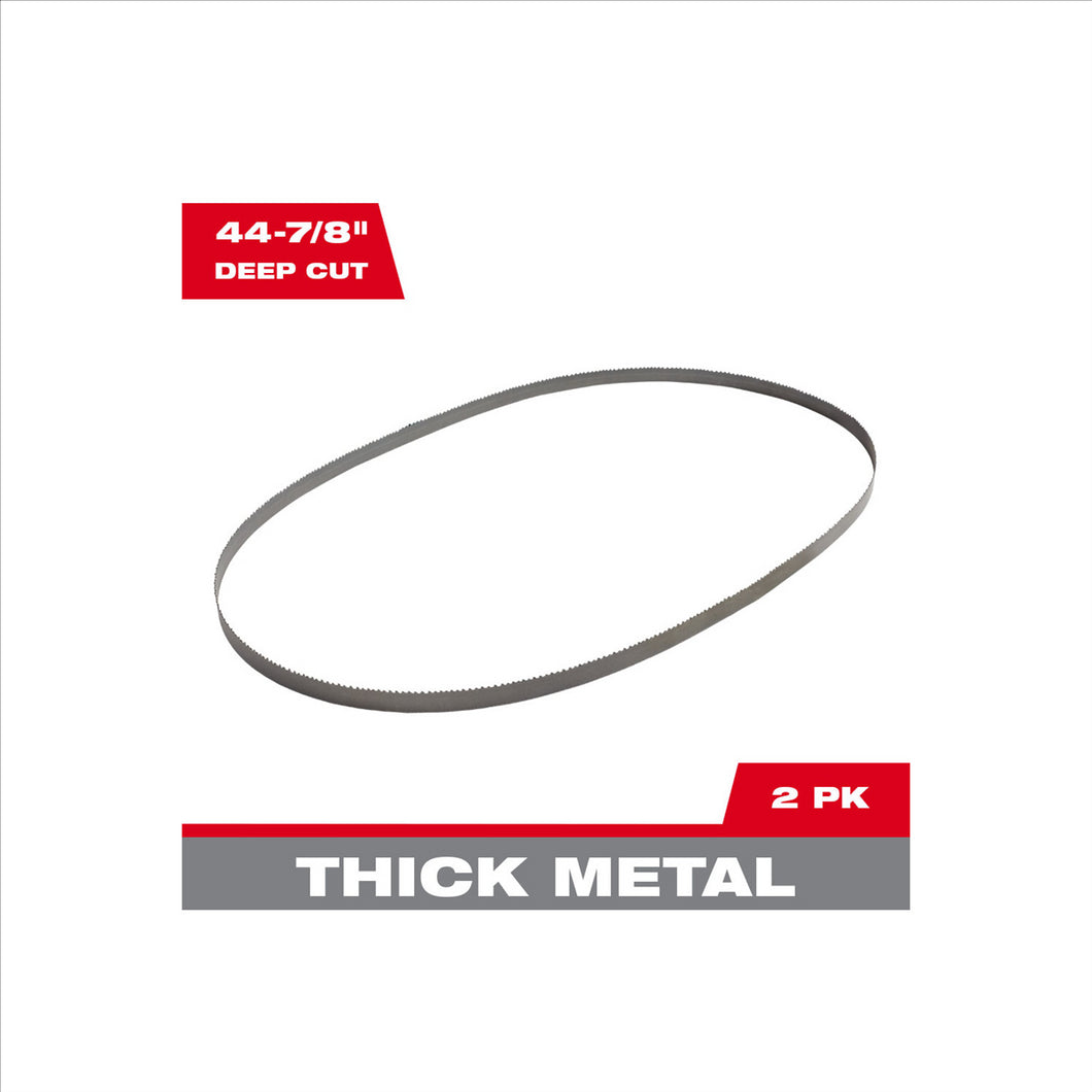 Milwaukee Tool 10/14 TPI Standard Deep Cut Portable Band Saw Blade 2PK