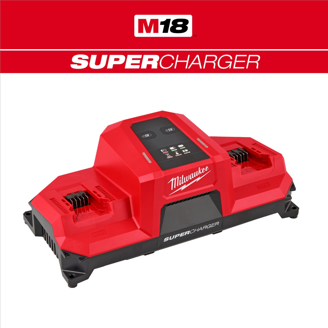 Milwaukee Tool M18 Dual Bay Simultaneous Super Charger w/ 4 Point Mounting