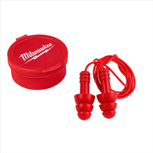 Load image into Gallery viewer, Milwaukee Tool 3PK Reusable Corded Earplugs
