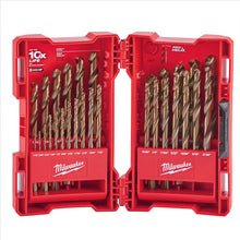 Load image into Gallery viewer, Milwaukee Tool 29PC RED HELIX Cobalt Drill Bit Set

