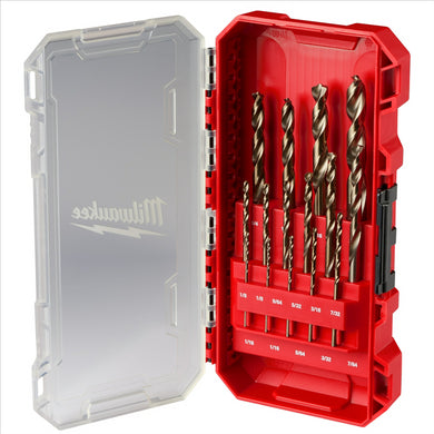 Milwaukee Tool RED HELIX Cobalt Drill Bit Set ‐ 15PC