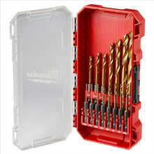 Load image into Gallery viewer, Milwaukee Tool SHOCKWAVE Impact Duty RED HELIX Titanium Drill Bit Set &hyphen; 15PC
