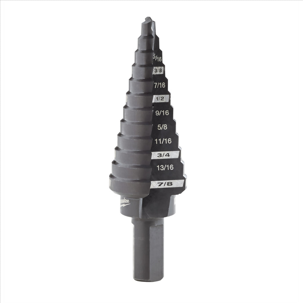 Milwaukee Tool #4 Step Drill Bit, 3/16