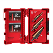 Load image into Gallery viewer, Milwaukee Tool Cobalt Step Bit Kit (3PC)
